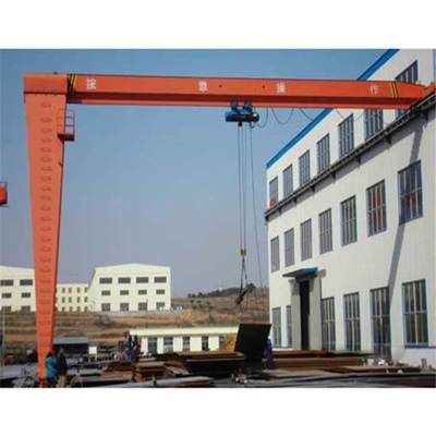 رافعة جسرية أحادية العارضة الصناعية 20 طن مثبتة على السكك الحديدية RMG Crane