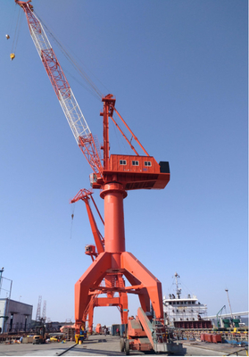 8.5m-30m Span Compact Frame Harbour Portal Crane للتحميل