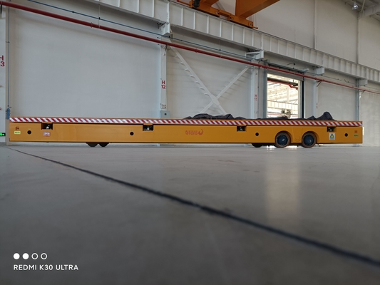 العربة الكهربائية الصناعية ذات الأربع عجلات AC 220v العربة الكهربائية بدون مسار 10T العربة الكهربائية المسطحة مع محرك العجلات